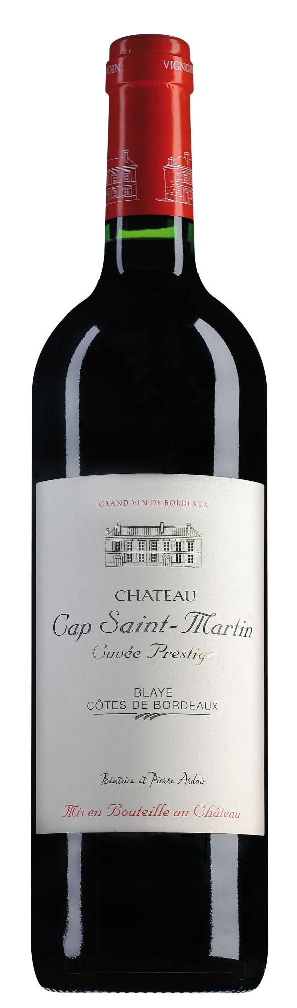 Château Cap Saint-Martin Blaye Côtes de Bordeaux Cuvée Prestige bij 6 flessen in originele kist