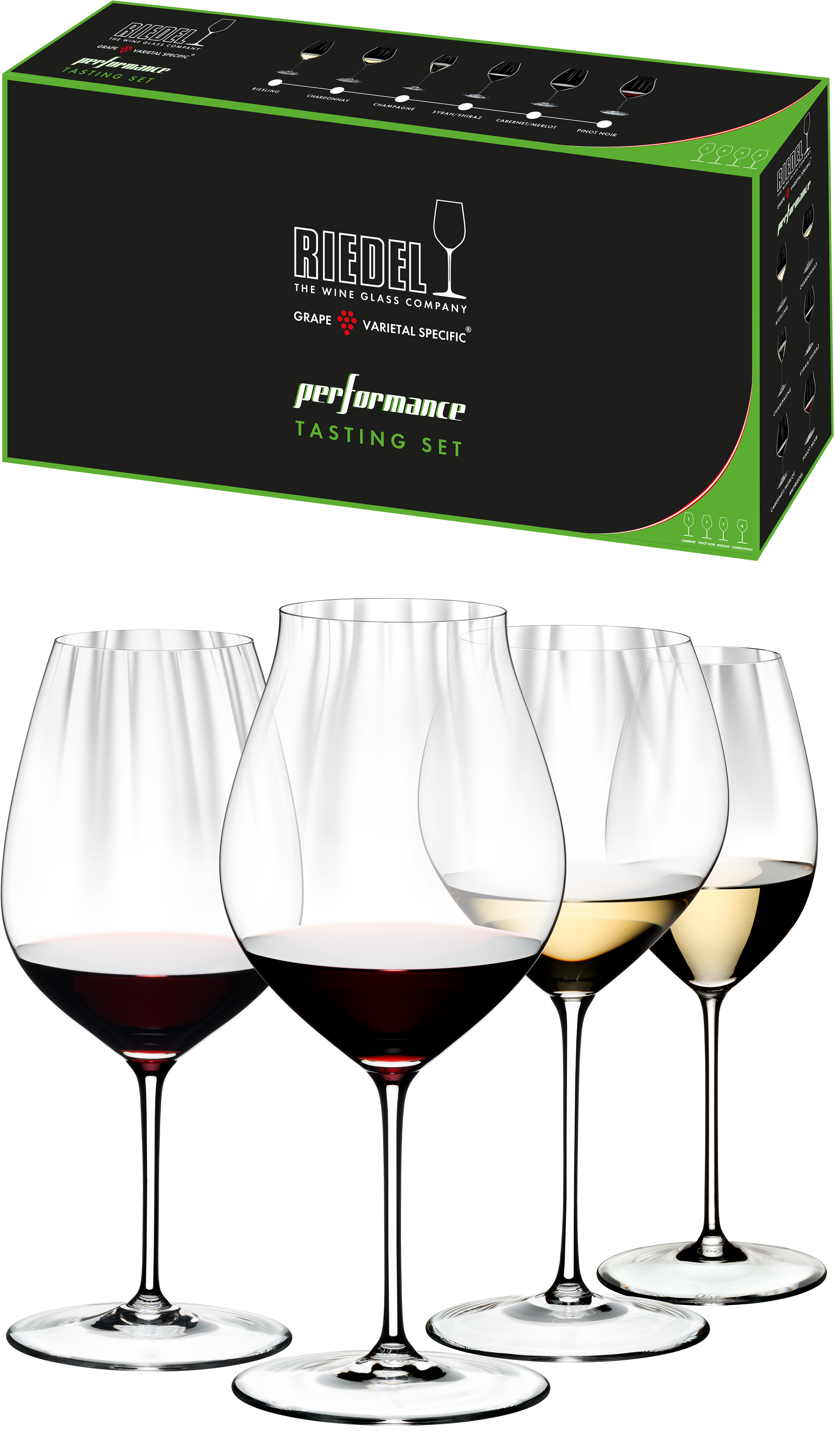 Riedel Performance Tasting Set wijnglazen (set van 4 voor € 89,90)