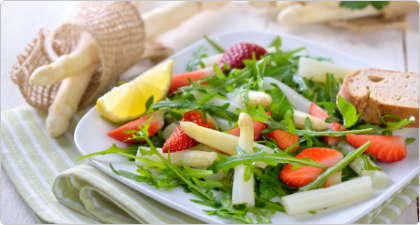Salade met asperges