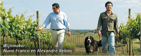 Wijnmakers Nuno Franco en Alexandre Relvas