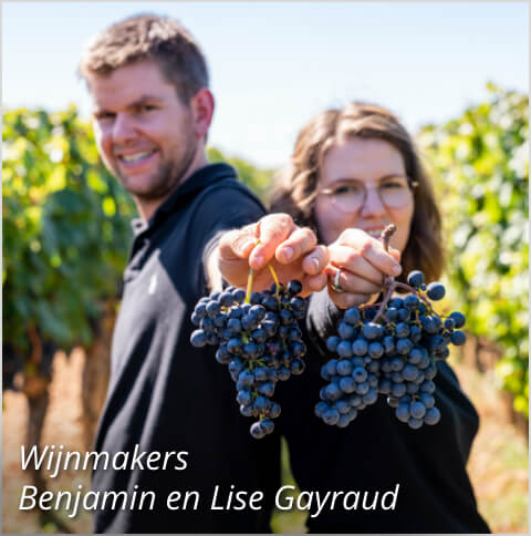 Wijnmakers Benjamin en Lise Gayraud