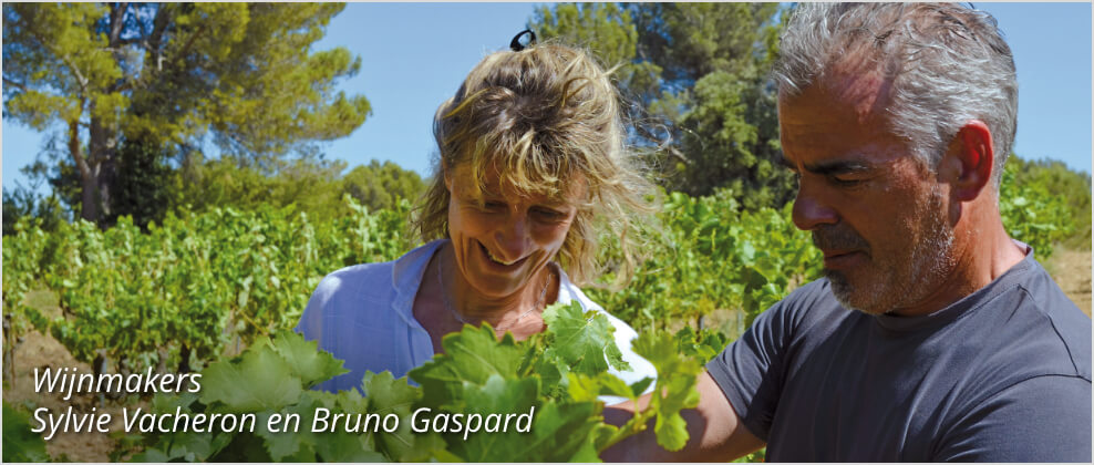 Wijnmakers Sylvie Vacheron en Bruno Gaspard