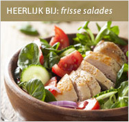 Heerlijk bij frisse salades